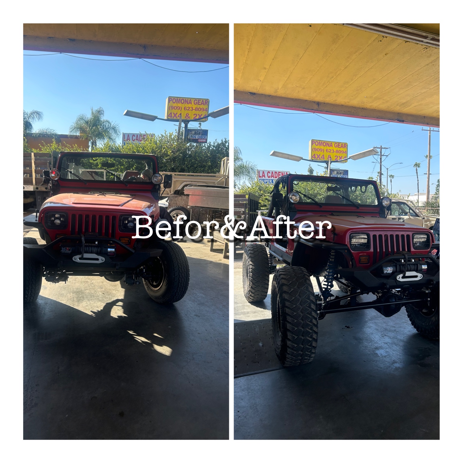 Jeep before and after project
